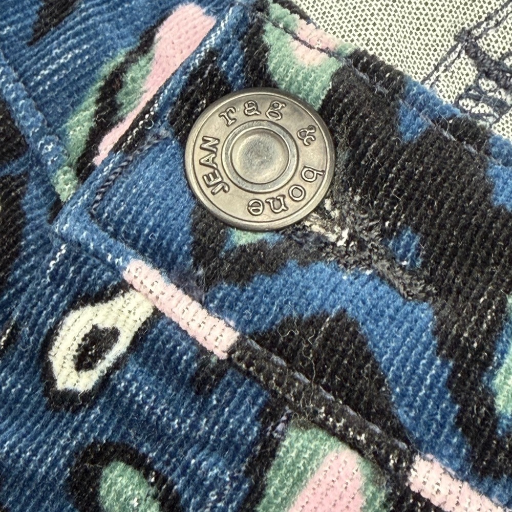 Rag & Bone Corduroy Ikak Color Skinny Pants - Picture 10 of 10